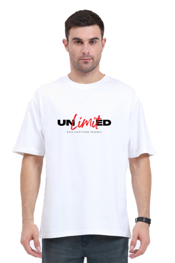 Unlimited Oversized white tshirt
