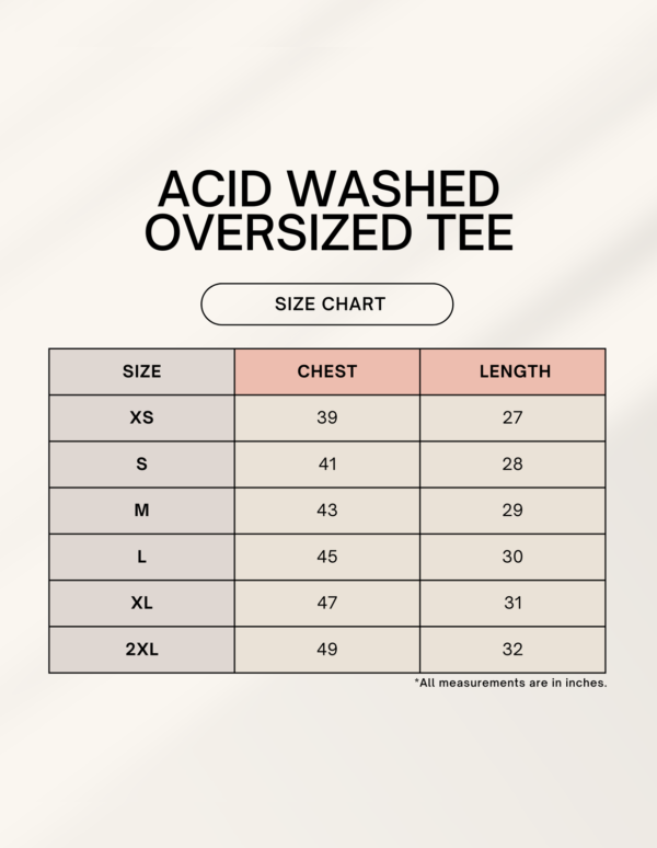 Unisex Acid Washed Oversized Tee - Image 2