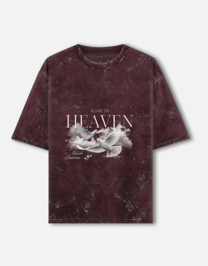 Unisex Acid Washed Oversized Tee