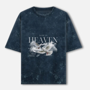 Unisex Acid Washed Oversized Tee